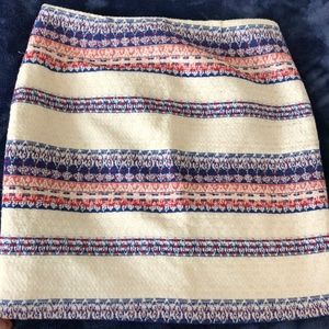 Above the Knee Length Patterned Skirt